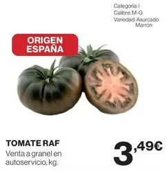 Oferta de Origen - Tomate por 3,49€ en Hipercor