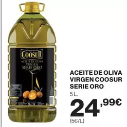 Oferta de Coosur - Aceite De Oliva Virgen Serie Oro por 24,99€ en Hipercor