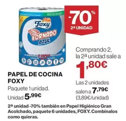 Oferta de Foxy - Papel De Cocina por 5,99€ en Hipercor