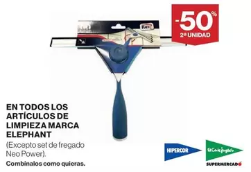 Oferta de En Todos Los Artículos De Limpieza Marca Elephant en Hipercor