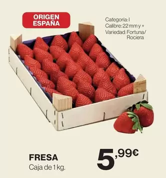 Oferta de Origen - Fresa por 5,99€ en Hipercor