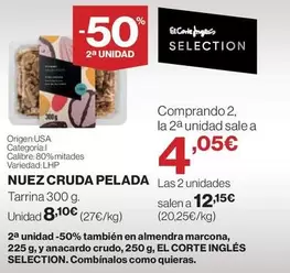 Oferta de Marcona - Nuez Cruda Pelada por 8,1€ en Hipercor