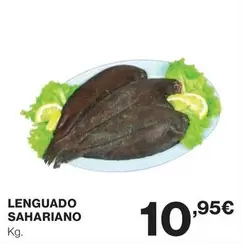 Oferta de Lenguado Sahariano por 10,95€ en Hipercor