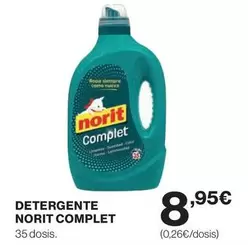 Oferta de Norit - Detergente por 8,95€ en Hipercor