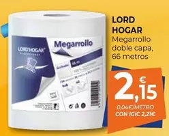 Oferta de Megarrollo Doble Capa por 2,15€ en CashDiplo