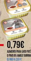 Oferta de Ifa amigo - Alimento Para Gato Pate O Pavo por 0,79€ en Claudio