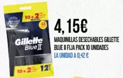 Oferta de Gillette - Maquinillas Desechables por 4,15€ en Claudio