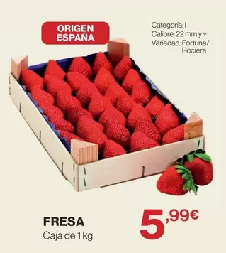 Oferta de Fresa por 5,99€ en Supercor