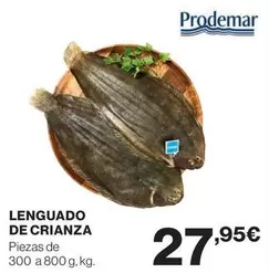 Oferta de Prodemar - Lenguado De Crianza por 27,95€ en Supercor