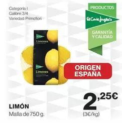 Oferta de El Corte Inglés - Limón por 2,25€ en Supercor