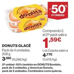 Oferta de Donuts - Glace por 3,18€ en Supercor