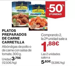 Oferta de Carretilla - Platos Preparados De Carne por 3,75€ en Supercor