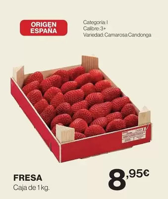 Oferta de Fresa por 8,95€ en Supercor