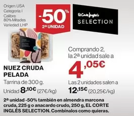 Oferta de El Corte Inglés - Nuez Cruda Pelada por 8,1€ en Supercor Exprés