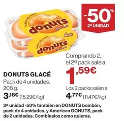 Oferta de Donuts - Glace por 3,18€ en Supercor Exprés