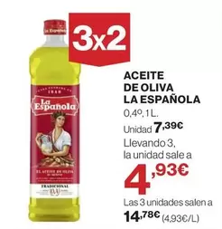 Oferta de La Española - Aceite De Oliva por 7,39€ en Supercor Exprés