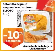 Oferta de Elpozo - Solomillo De Pollo Empanado Extratierno en Alcampo