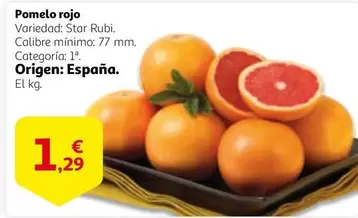 Oferta de Star - Pomelo Rojo por 1,29€ en Alcampo