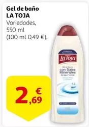 Oferta de La Toja - Gel De Baño por 2,69€ en Alcampo