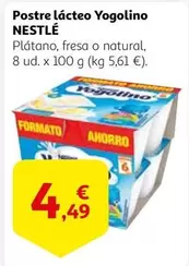 Oferta de Nestlé - Postre Lacteo Yogolino por 4,49€ en Alcampo