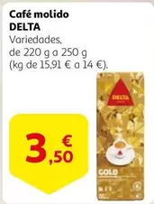 Oferta de Delta - Café Molido por 3,5€ en Alcampo