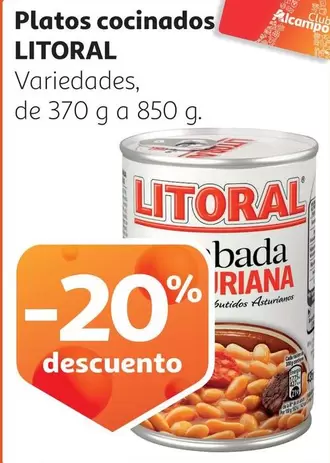 Oferta de Litoral - Platos Cocinados en Alcampo