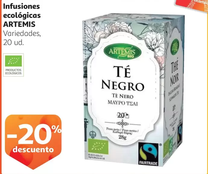 Oferta de Artemi - Infusiones Ecologicas en Alcampo