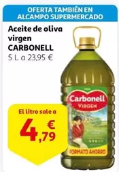 Oferta de Carbonell - Aceite De Oliva Virgen por 4,79€ en Alcampo