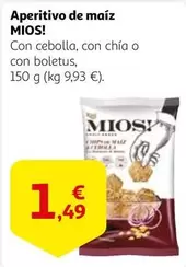 Oferta de Mios! - Aperitivo De Maiz por 1,49€ en Alcampo