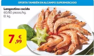 Oferta de Alcampo - Langostino Cocido por 7,99€ en Alcampo