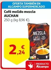 Oferta de Auchan - Cafe Molido Mezcla por 2,24€ en Alcampo