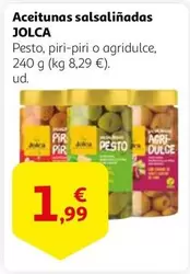 Oferta de Jolca - Aceitunas Salsalinadas por 1,99€ en Alcampo