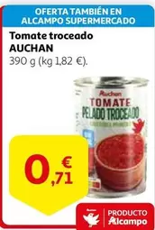 Oferta de Auchan - Tomate Troceado por 0,71€ en Alcampo