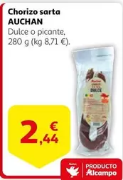 Oferta de Auchan - Chorizo Sarta por 2,44€ en Alcampo