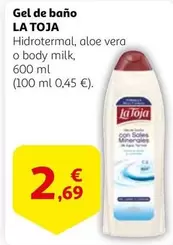 Oferta de La Toja - Gel De Bano por 2,69€ en Alcampo