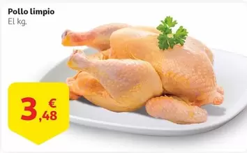 Oferta de Pollo Limpio por 3,48€ en Alcampo