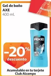 Oferta de Axe - Gel De Bano en Alcampo