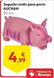 Oferta de Auchan - Juguete Cerdo Para Perro por 4,99€ en Alcampo