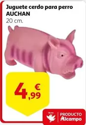 Oferta de Auchan - Juguete Cerdo Para Perro por 4,99€ en Alcampo