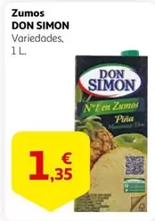 Oferta de Don Simón - Zumo por 1,35€ en Alcampo