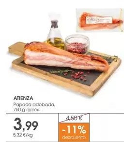 Oferta de Atienza - Papada Adobada por 3,99€ en Supermercados Plaza