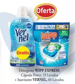 Oferta de Wipp Express - Detergente Capsula Power en Cash Barea