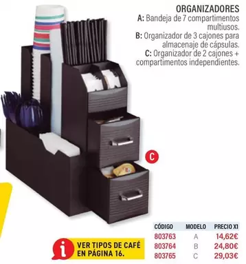 Oferta de Organizadores por 14,62€ en Carlin
