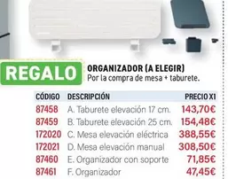 Oferta de Organizador por 143,7€ en Carlin