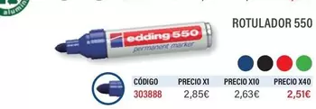 Oferta de Edding - Rotulador 550 en Carlin