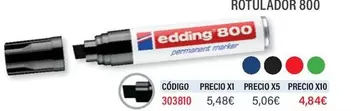 Oferta de Edding - Rotulador 800 por 4,84€ en Carlin