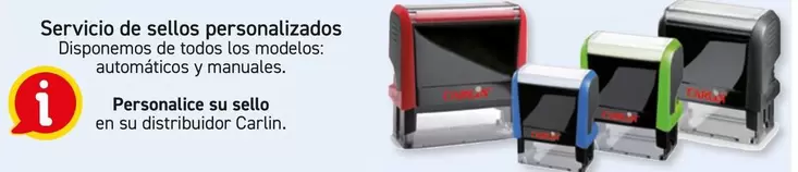 Oferta de Carlin - Servicio De Sellos Personalizados en Carlin