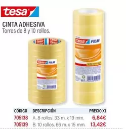 Oferta de Tesa - Cinta Adhesiva por 6,84€ en Carlin