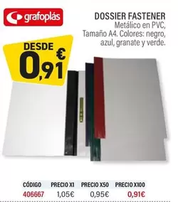 Oferta de Grafoplas - Dossier por 0,91€ en Carlin