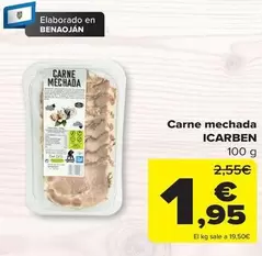 Oferta de Icearben - Carne Mechada por 1,95€ en Carrefour